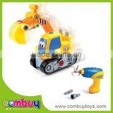 Best Sale Kid Intelligent Diy Model Car Plastic Trailer Truck Toy thumbnail-1