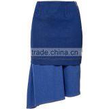 Latest Fashion Vintage Denim Pattern Lady Short Jean Skirt Design Picture thumbnail-4