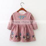 Fashion Kids Dresses Autumn Casual Long Sleeve Embroidered Dress thumbnail-5