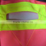 hi Vis Pink Safety Vests Ansi With Pockets thumbnail-3