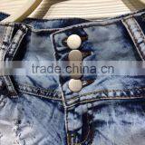 GZY Latest High Waist All-match Fashion Girls Ruffle Shorts Jeans Stock Lot thumbnail-3