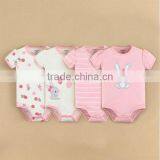 MOM AND BAB 2015 Baby Clothes Set 100% Cotton Embroidery Baby Romper Gift Set 4in1 thumbnail-4