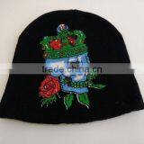 High Quality Acylic Print Knitted Hat thumbnail-2