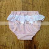 Red Seersucker Bloomer With Headband 2 Pieces Set for New Born Baby thumbnail-2