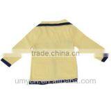 2014 New Turn-down Collar Girl's Jacquard Two-stone Sweater thumbnail-2