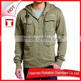 Custom Pockets Modern High Quality Hoodies With Zipper thumbnail-1