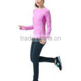 Women's Seamless Top Sports Base Layer Long Sleeve Shirt thumbnail-3
