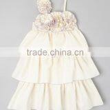 Newest Summer Tiered Floral Girl Dresses Cute Girl Princess Dress Soft Childen Clothes GD90428-27 thumbnail-1