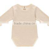Wholesale 100% Organic Cotton Baby Romper Solid Strip Pattern Baby Newborn Bodysuit thumbnail-4