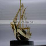 Modern Gold Or Silver Crystal Ship Model/Elegant Ship Souvenir Business Gifts thumbnail-5