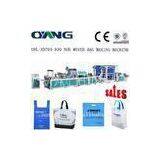Loop Handle Bag Automatic Non Woven Bag Making Machine / Machinery of Ultrasonic Sealing