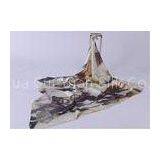 Unique Multi - Colour Comfortable Silk Foulard Long Neck Scarves