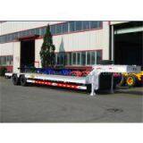 China Manufactory 3 Axle 4 Axle 80 Ton Front Load Lowboy Trailer , Front Load Lowbed Trailer With Detachable Gooseneck thumbnail-3