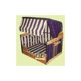 Small Strong Comfortable Roofed Wicker Beach Chair & Strandkorb For Pet