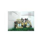 Ceramic Frog and Stone thumbnail-1