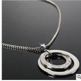 Fashion Jewelry Pavee Circle Necklace thumbnail-1