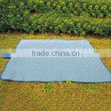 Fold Into a Bag Suitcase Double Layers 600D Oxford One Side Print One Side Solid Waterproof Picnic Mat thumbnail-1