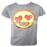 Women's Fancy Design 100% Cotton T-shirts Exporter in China T-shirts With Face Print thumbnail-3