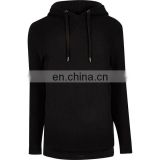 Black cotton fabric hoodie from guangdong