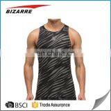 Wuhan Bizarre Sports Factory Direct Sale OEM Cool Men Tank Tops Wholesale Gym Vest thumbnail-2