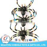 Halloween Party Kids Toys Funny Realistic Plastic Spiders With Spray Paint