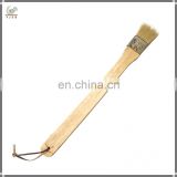 Popular wood long handle bbq grill brush