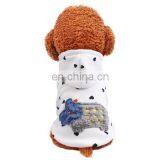 2019 Cat Dog Clothes Cartoon Embroidered Triceratops Pet Hoodies Puppy Apparel thumbnail-2