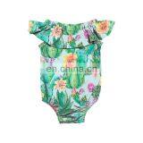 Baby Floral Romper Boho Chic Clothing Custom Bodysuit thumbnail-5
