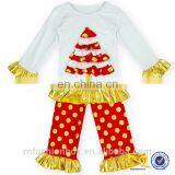 My Sweet Little Pony Children Christmas Two Piece Caluby Kids Boutique Pajamas Embroidery Design Pictures Girls Clothes thumbnail-1