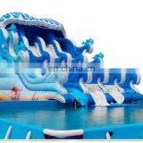 Inflatable Water Park Floating and Bouncy Slide, Inflatable Aqua Park Equipment With Pool,inflatable Water Park Games for Adults