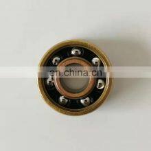 Good Performance Mixed Color Gold-RoseGold Titanium Single Row 608 Deep Groove Linear Ball Bearing thumbnail-6