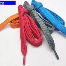 Manufacture Wholesale Multi Colored Multiple Lengths Flat Shoe Lace Shoes Strings Polyester Lace thumbnail-2