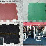 Interlocking Fitness Center Gym Rubber Flooring Tiles thumbnail-1