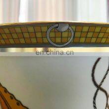 European Plated Porcelain Horse Luxury Ceramic Home Gold Flower Vase Decor thumbnail-5