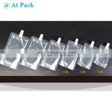 Plastic Custom Liquid Fruit Juice Drink Pout Pouch Packaging Plastic Spout Pouch Bag For Liquid thumbnail-5