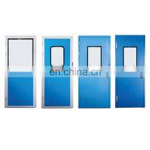 Lab Hospital Clean Room Aluminum Pharma Steel Swing Clean Room Door Dust Proof