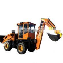 HW-ZW15/26 Mini Lawn Tractor Loader Backhoe for Sale thumbnail-2