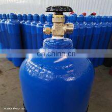Factory Direct ISO9809 150bar 40L Oxygen/ Co2/ Nitrogen/ Argon/ Helium Gas Steel Cylinder High Pressure Oxygen Cylinder 40L thumbnail-4