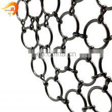 Stainless Steel Primary Color Chainmail Curtain Ring Mesh
