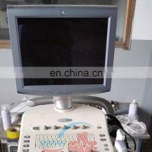 GE logiq P3 90% new good condition  Medical Ultrasonic Equipment trolley full digital Ultrasound Scanner machine