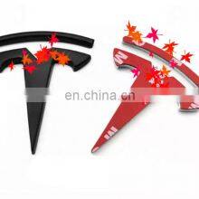3D Metal Decoration Badge Decals For Tesla Model 3 Y S X Car Logo Emblem Sticker Trunk Emblem For Tesla Accessories thumbnail-2