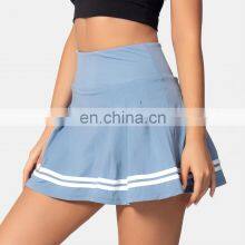 Women Custom Quick Dry Tennis Skirt With Side Pockets Causal High Waist Pleated Golf Wear 80nylon 20spandex thumbnail-2