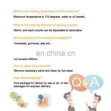 En venta caliente: máquina manual para hacer chocolate, depositor de gomitas, máquina automática (de mesa) thumbnail-4