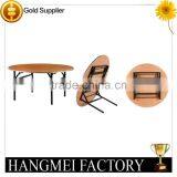 China Factory Supply Wood Folding Table for Canteen thumbnail-4