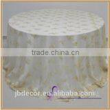 TL015A Luxury Black Damask Flocking Taffeta Tablecloths Table Overlays thumbnail-5