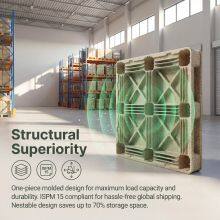 Food and Pharmaceutical Grade Molded Wood Pallets — Nail-Free, Splinter-Free, Safe, and Eco-Friendly thumbnail-3