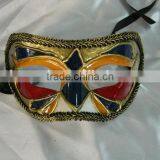 Beauty Ladies Crystal and Rhinestone Pageant Party Mask With Black Lace Party Masks With Lights thumbnail-3