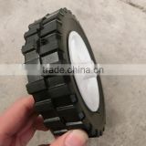 6x1.5 semi solid rubber wheel for toy cart