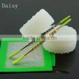 Top Selling Products Golden Metal Dabber Tool Electric Nail Dab Wax Tool With Silicone Tip in Transparent Tube Package Dab Tool