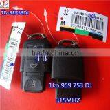 Tongda Key High Quality 2button Remote Key 433mhz ( 1JO 959 753 AG V5 ) for VW thumbnail-3